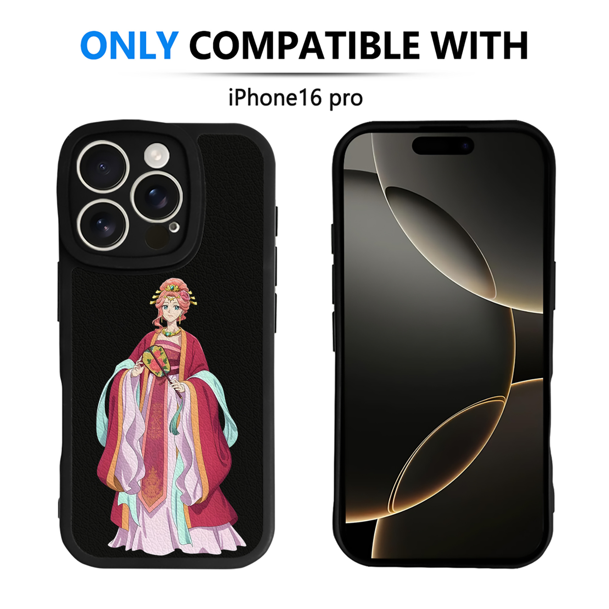（画像用） 薬屋のひとりごと The Apothecary Diaries 【iPhone 16シリーズ対応】シリコンスマホケース（レザー調） 材質：シリコン